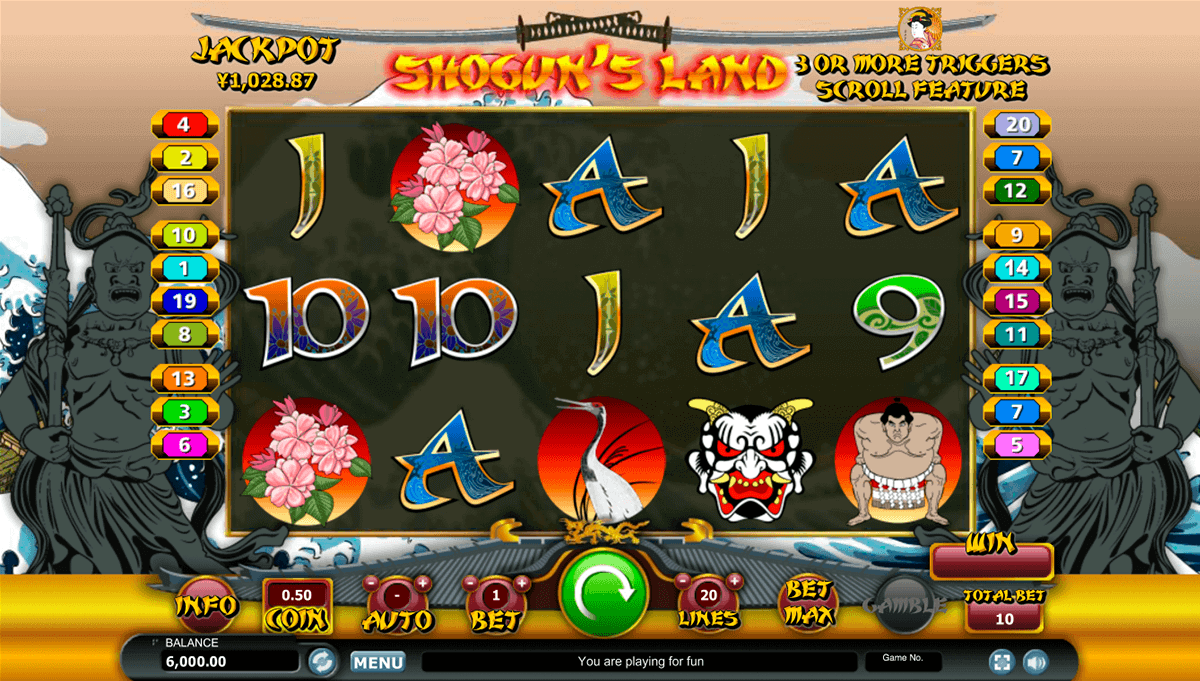 Cách chơi Shogun’s Land Slot dễ thắng