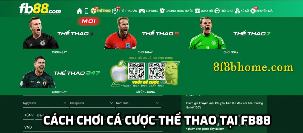 cược thể thao tại fb88