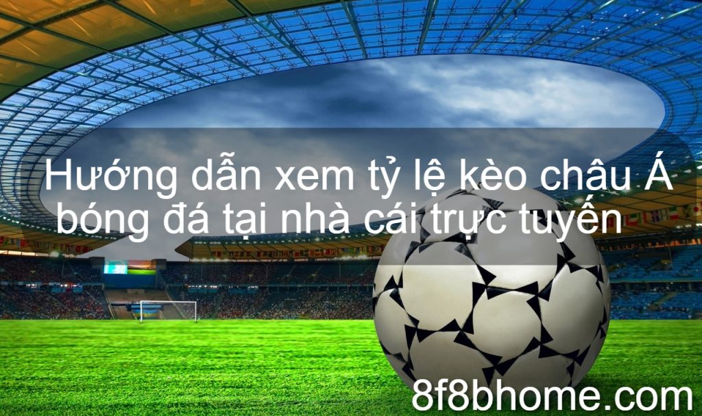 Hướng dẫn xem tỷ lệ kèo châu Á bóng đá tại nhà cái trực tuyến