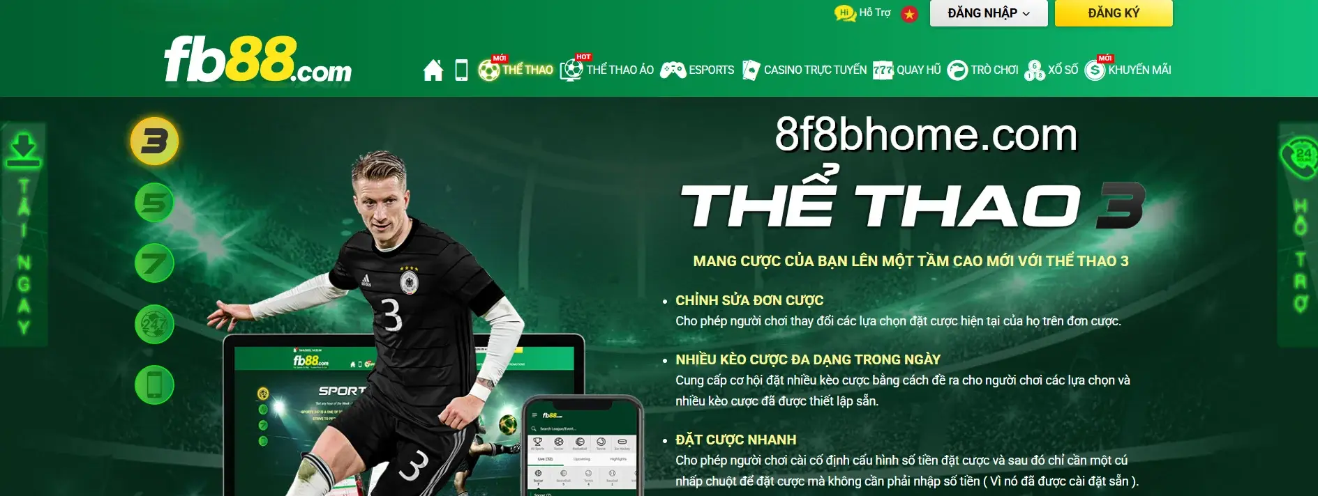 Tham gia cá cược thể thao